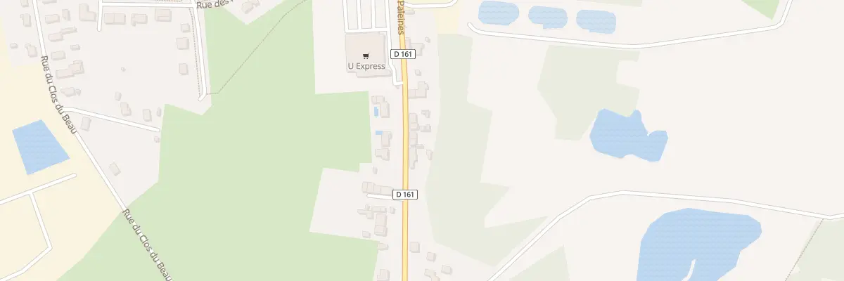 Plan du 25 Rue des Paleines à Terres-de-Haute-Charente
