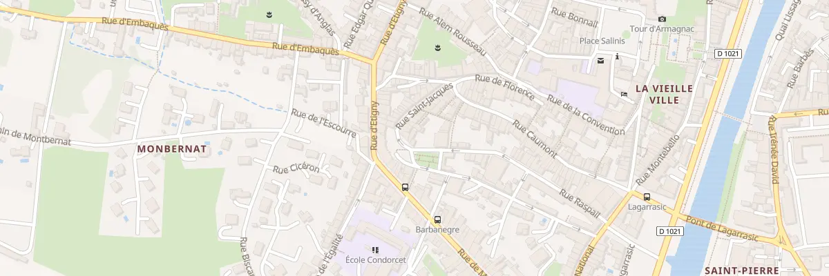 Plan du 21 Rue Saint Jacques à Auch
