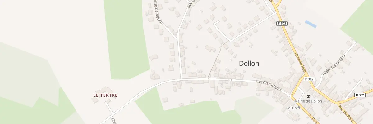 Plan du 29 Rue Goupillere à Dollon