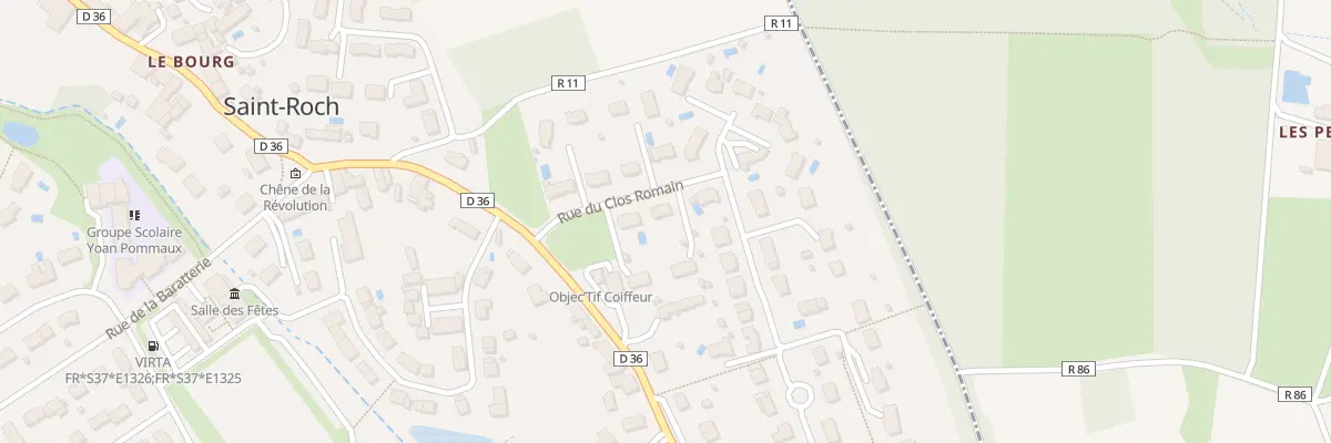 Plan du 7 Rue du Clos Romain à Saint-Roch