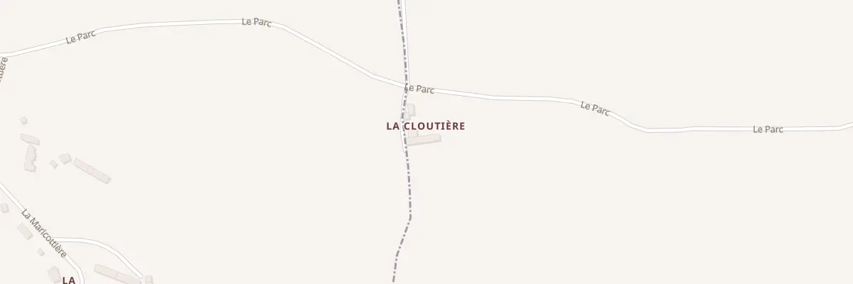 Plan du 91 La Cloutiere à Courgeon
