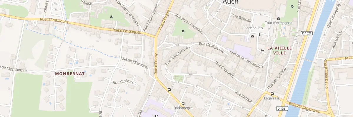 Plan du 11 Rue Saint Jacques à Auch