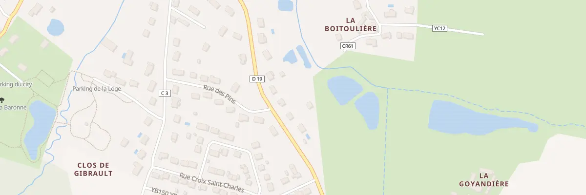 Plan du 42 Rue des Lavandiéres à Thilouze