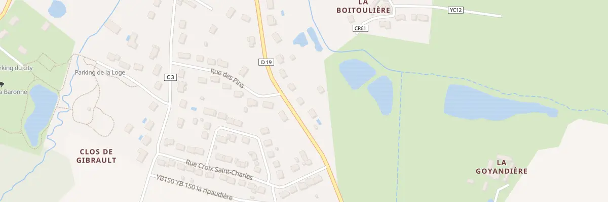 Plan du 44 Rue des Lavandiéres à Thilouze