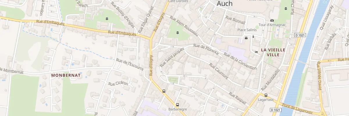Plan du 7 Rue Saint Jacques à Auch
