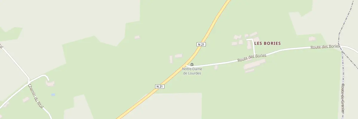 Plan du 2395 Rte de l’Auvergnat à Campsegret