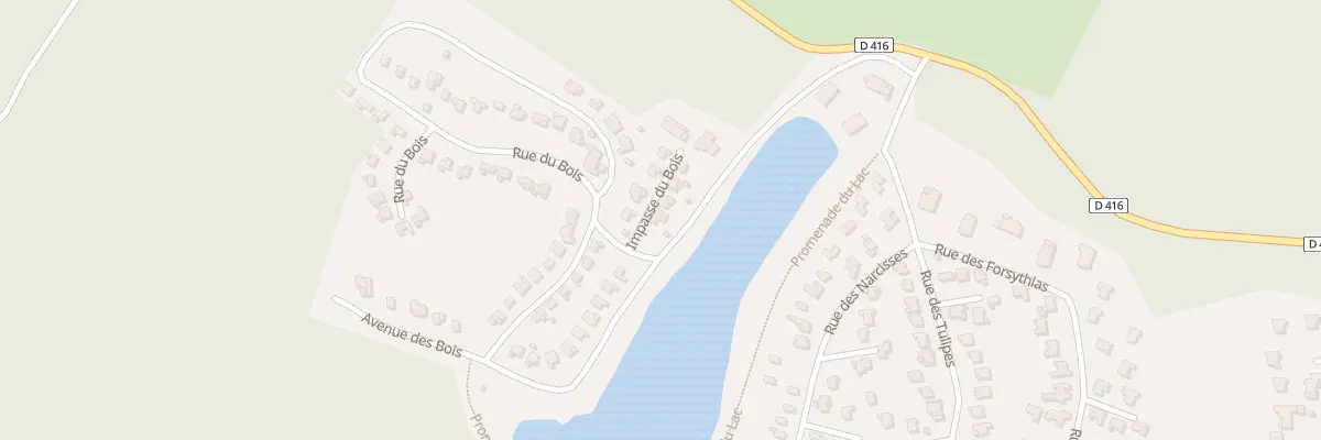 Plan du 4 Rue du Bois à Écuras