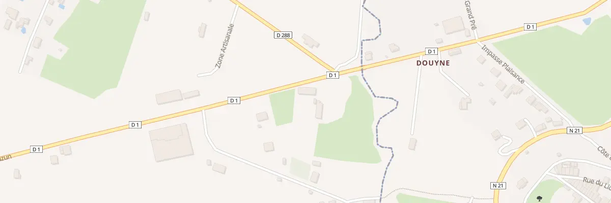 Plan du 531 Rte de Lauzun à Cahuzac