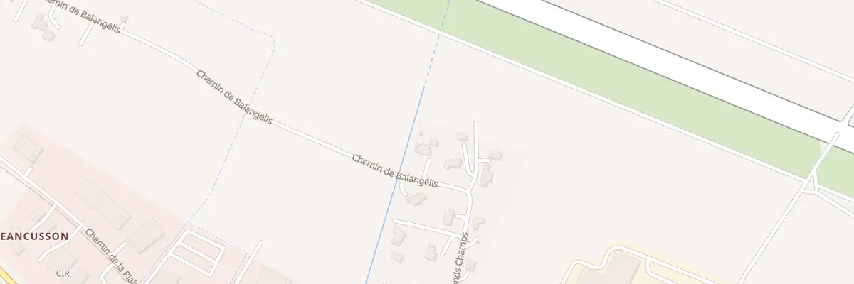 Plan du 2 Che de Balangélis à Estillac