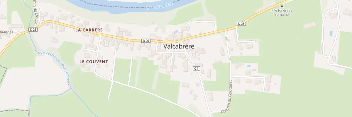 Plan du 2 Pl du Marcadieu à Valcabrère