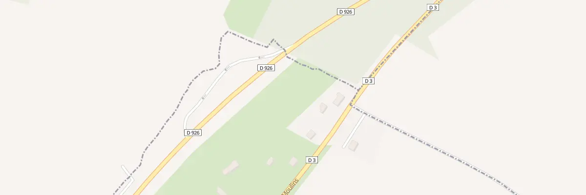 Plan du 3 Rte de Moulins à Écorcei