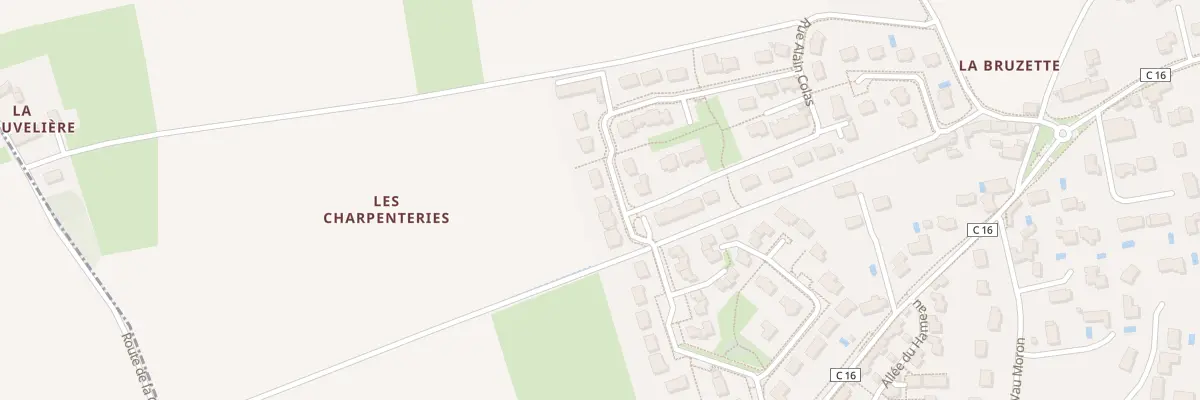 Plan du 29 Rue des Charpenteries à Fondettes