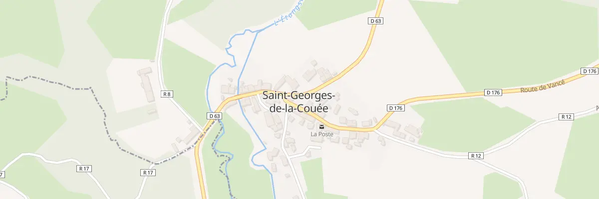 Plan du 1 Rue de la Petite Fontaine à Saint-Georges-de-la-Couée