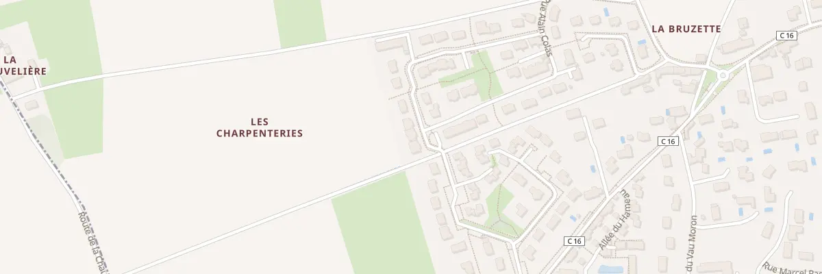 Plan du 21 Rue des Charpenteries à Fondettes