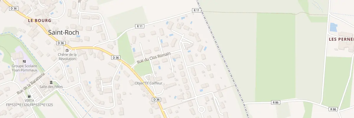 Plan du 11 Rue du Clos Romain à Saint-Roch