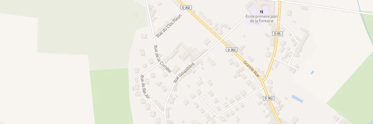 Plan du 8 Rue Goupillere à Dollon