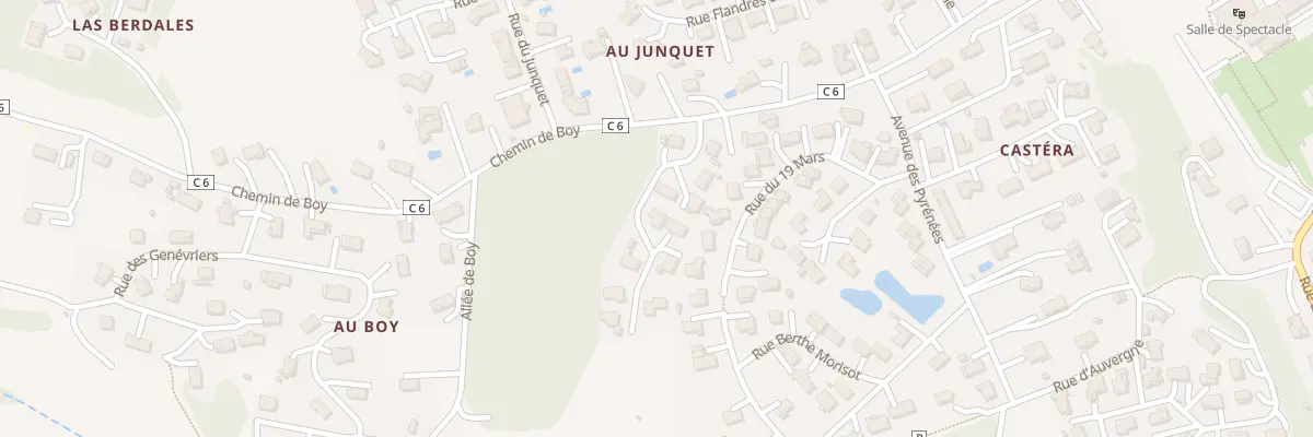 Plan du 9 Rue du Limousin à Pavie
