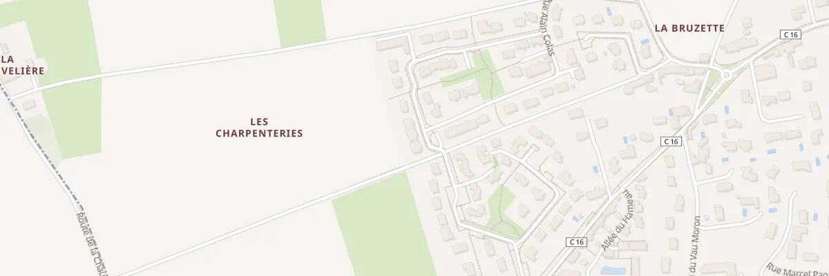 Plan du 23 Rue des Charpenteries à Fondettes