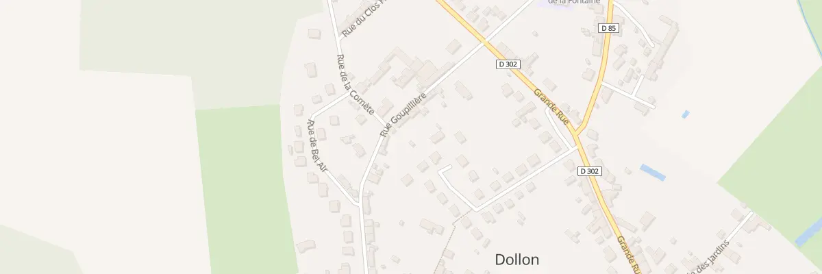 Plan du 13 Rue Goupillere à Dollon