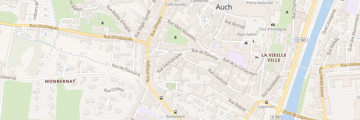 Plan du 1B Rue Saint Jacques à Auch