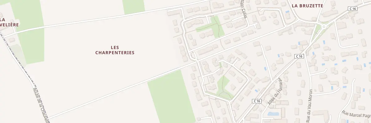 Plan du 19 Rue des Charpenteries à Fondettes