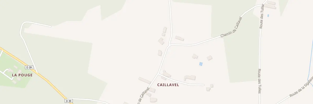 Plan du 142 Caillavel à Douville