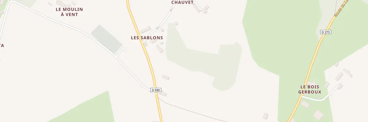 Plan du 5 Rte de Lignerolles à Tourouvre au Perche