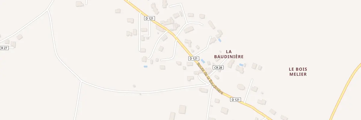 Plan du 24 Rte de la Baudinière à Artannes-sur-Indre