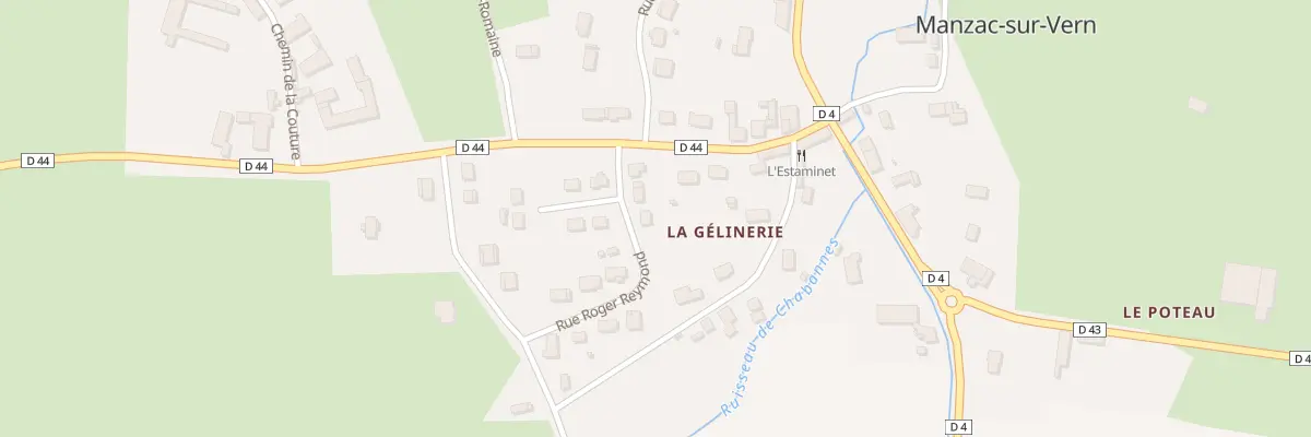 Plan du 65 Rue Roger Reymond à Manzac-sur-Vern