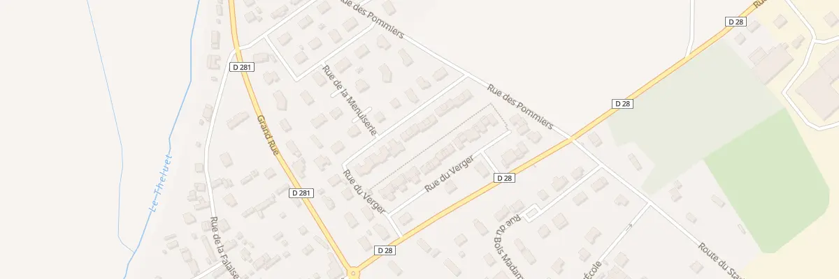 Plan du 83 Rue du Verger à Petiville