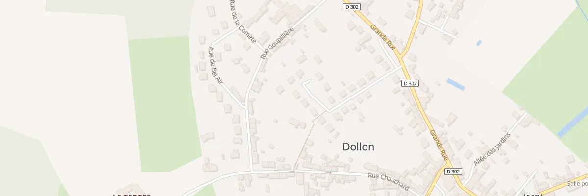 Plan du 10 Imp des Rosiers à Dollon