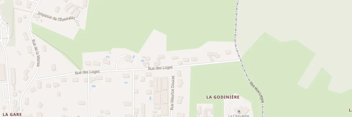 Plan du 14 Rue des Loges à Noyant-de-Touraine