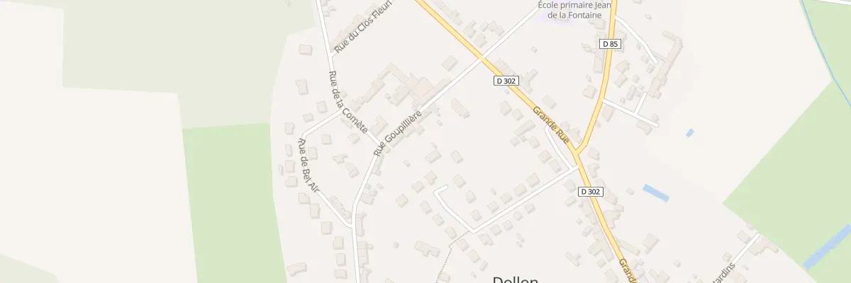 Plan du 7 Rue Goupillere à Dollon