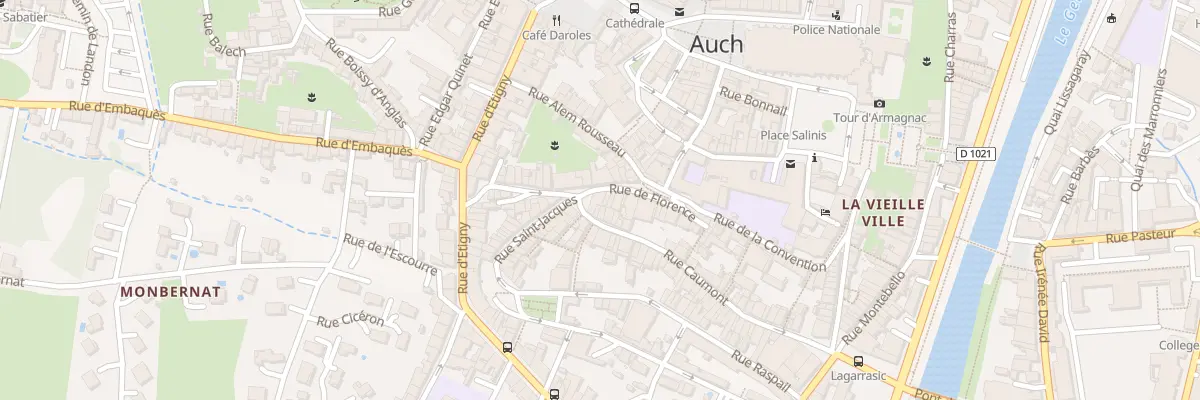 Plan du 2 Rue de Florence à Auch