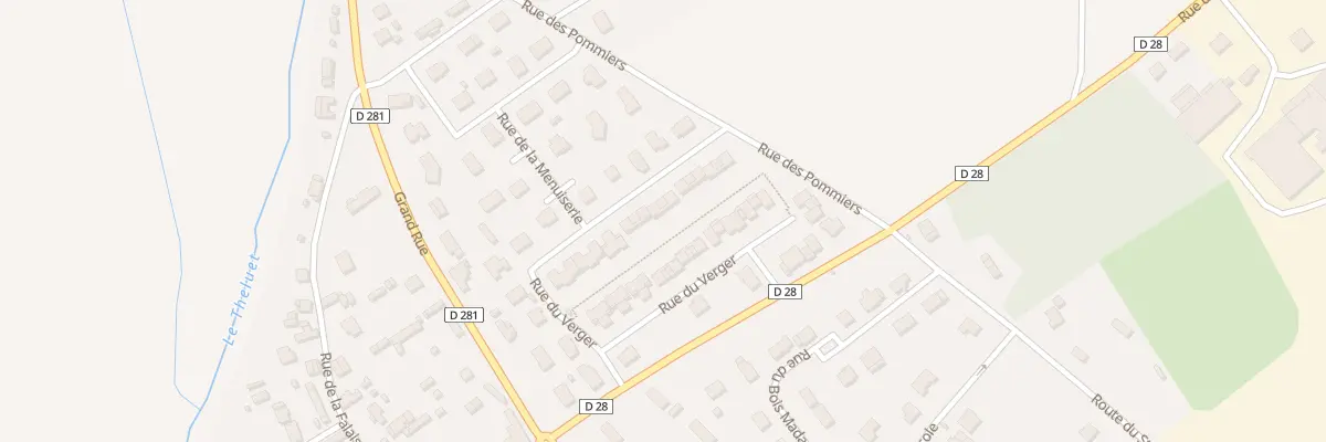 Plan du 73 Rue du Verger à Petiville