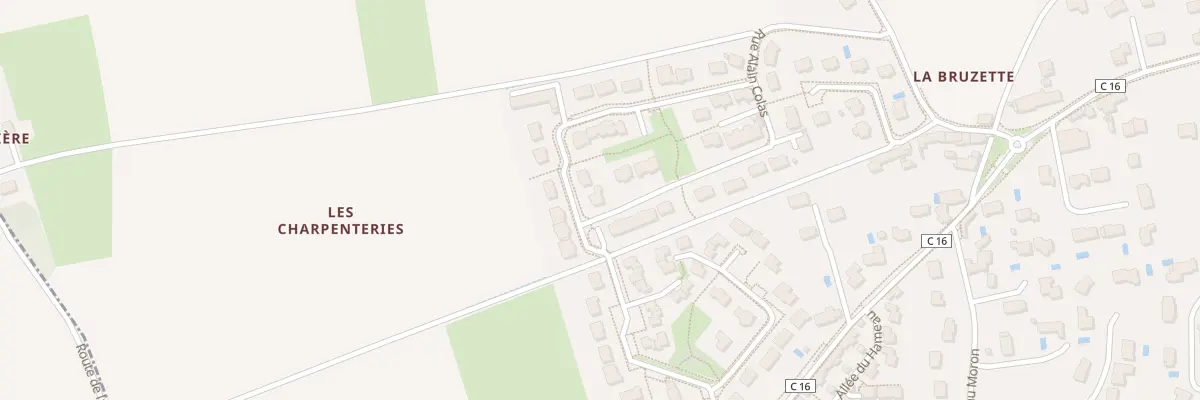 Plan du 20 Rue des Charpenteries à Fondettes