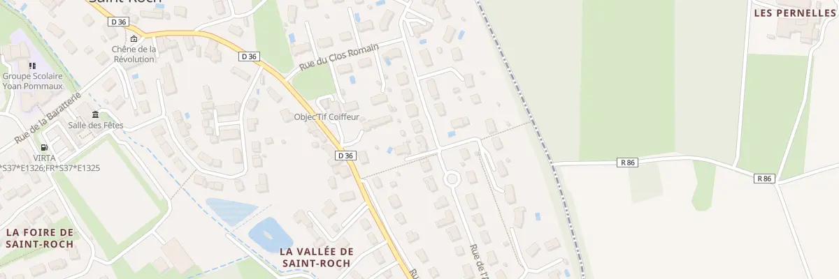 Plan du 21 Rue du Clos Romain à Saint-Roch