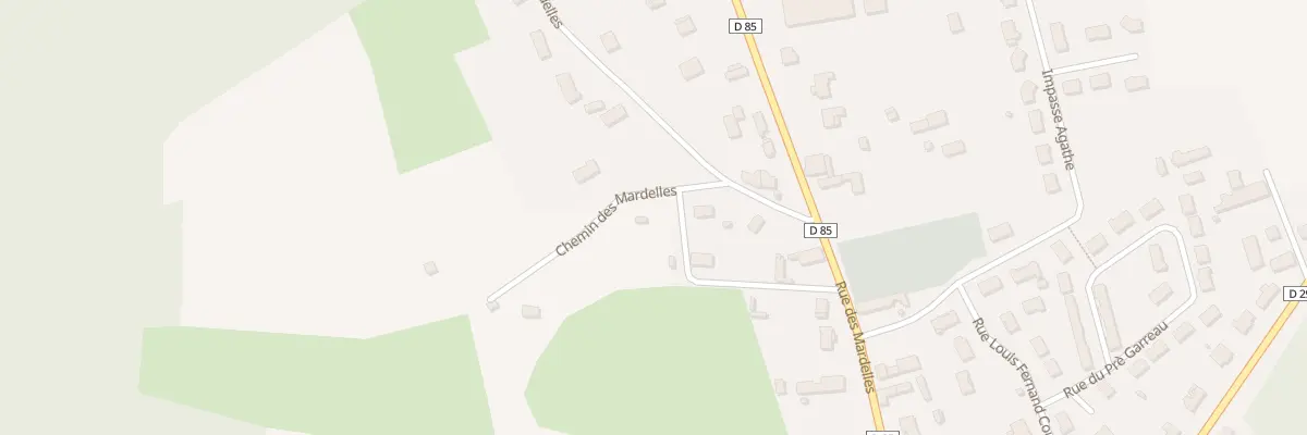 Plan du 4B Che des Mardelles au Luart