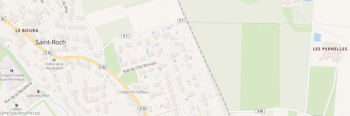 Plan du 32 Rue du Clos Romain à Saint-Roch