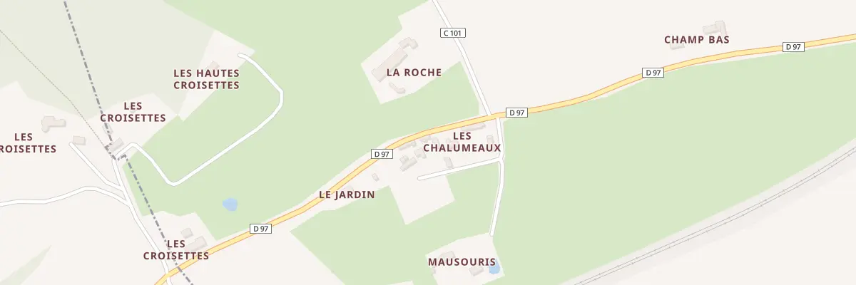Plan du 5060 Les Chalumeaux à Saint-Martin-des-Monts