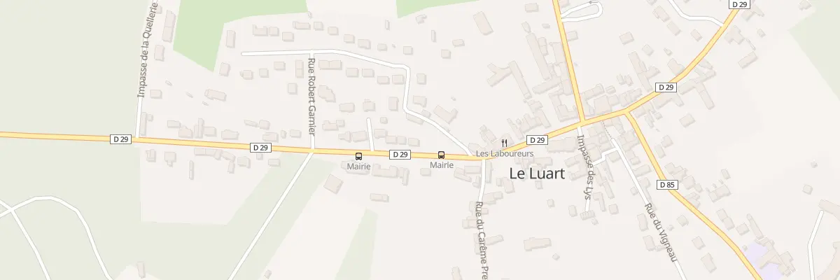 Plan du 7 Rue Roland Du Luart au Luart
