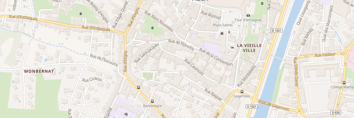 Plan du 12 Rue Caumont à Auch