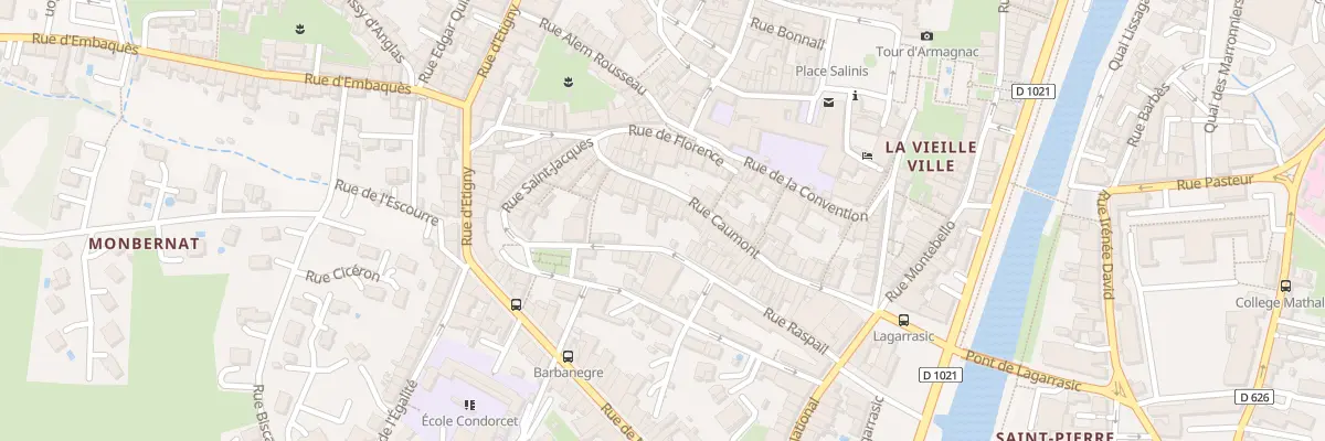 Plan du 14 Rue Caumont à Auch