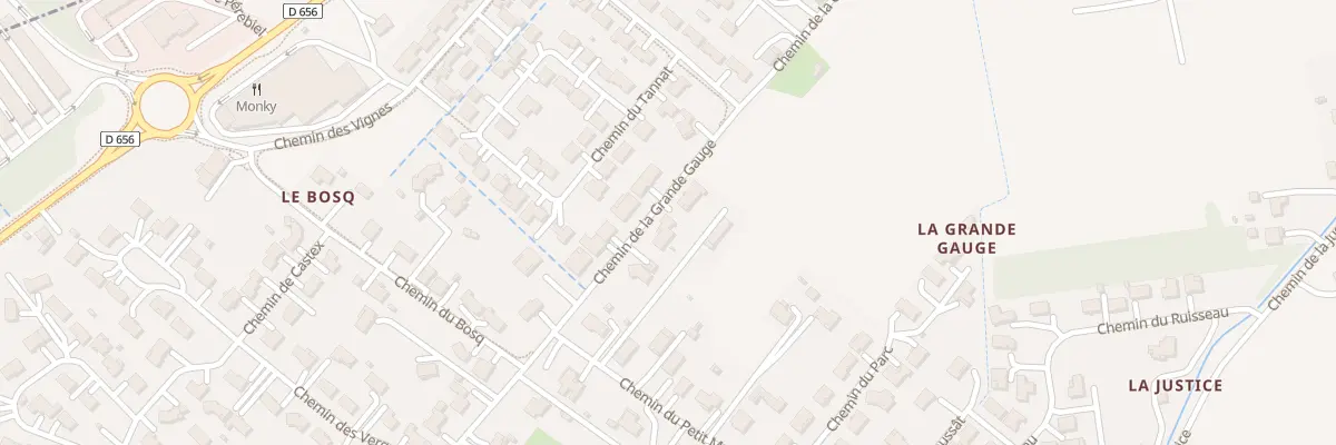 Plan du 4 Che de la Grande Gauge à Estillac