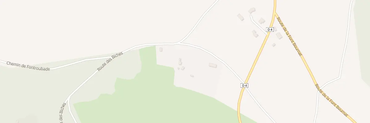 Plan du 327 Rte des Biches à Manzac-sur-Vern