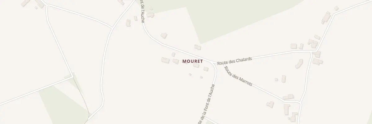 Plan du 2874 Rte de la Font de l’Auche à Mensignac