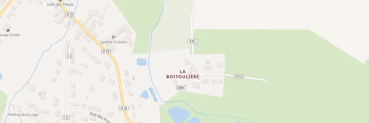 Plan du 2 La Boitouliere à Thilouze