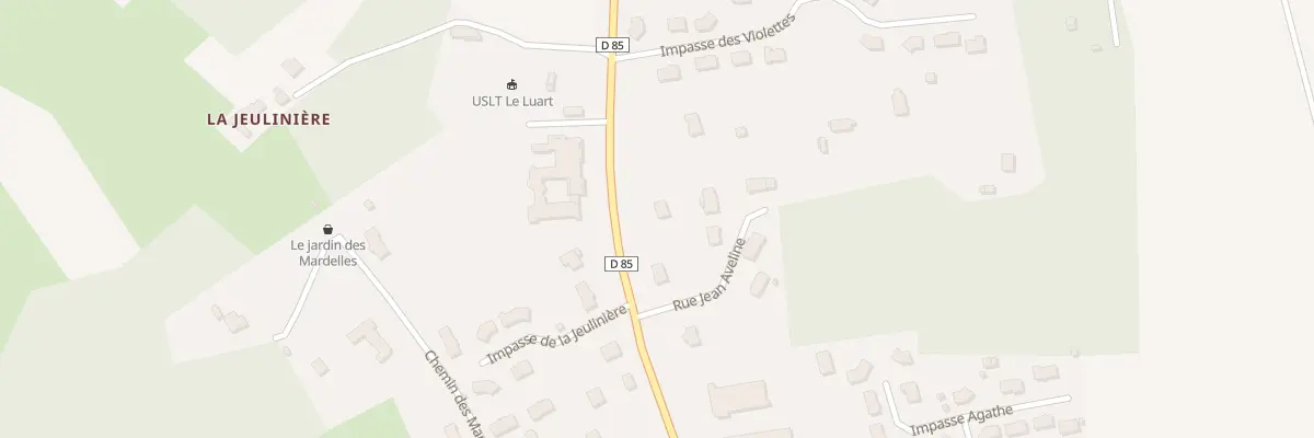 Plan du 25 Rue des Mardelles à La Bosse