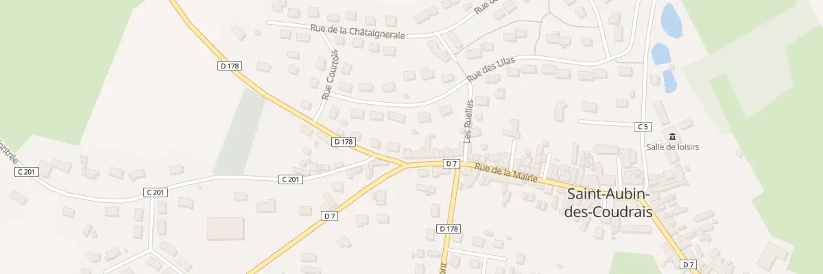 Plan du 50 Rue de la Mairie à Saint-Aubin-des-Coudrais