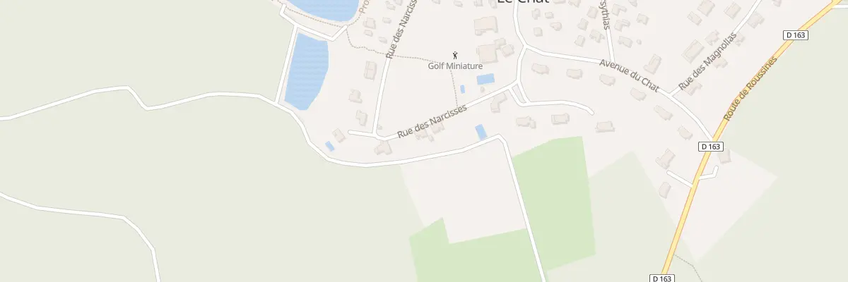 Plan du 254 Rue des Narcisses à Écuras